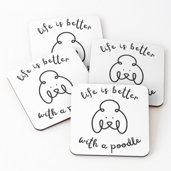 Item preview, La vida es mejor con un caniche - Versión ligera designed and sold by MariaWorkman.