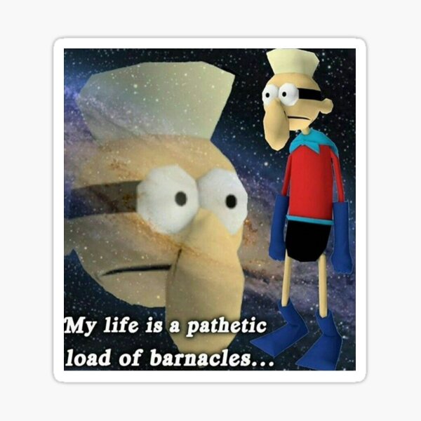 Barnacle Boy Laser Eyes Meme