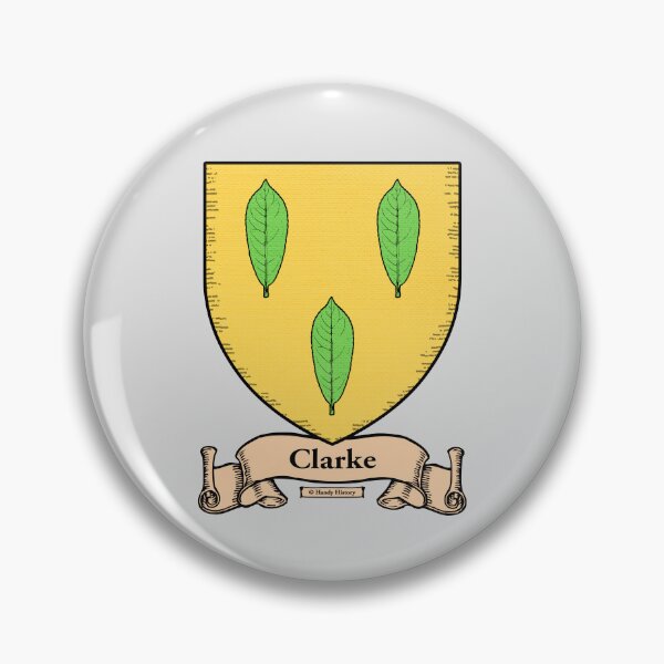 Artikelvorschau, CLARKE - Coat of Arms - Family Crest entworfen und verkauft von HandyHistory.