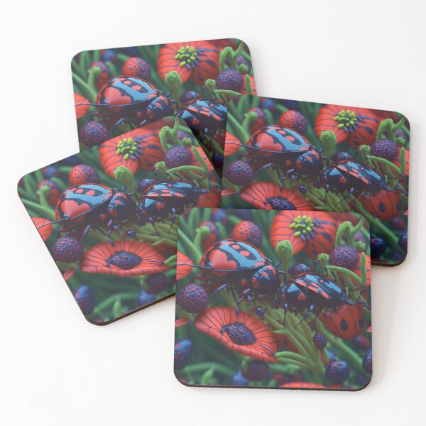 Item preview, Vibrant Illusions: Unveiling the Exquisite World of Ladybugs designed and sold by AmazingLab.