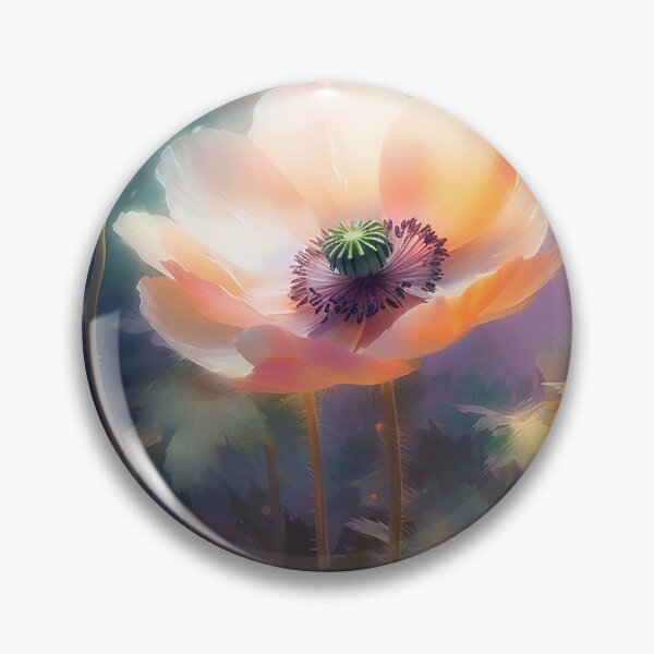 Item preview, Glowing pastel poppies 1 designed and sold by Art by Lilia.