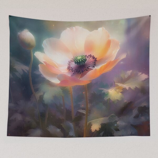 Item preview, Glowing pastel poppies 1 designed and sold by Art by Lilia.