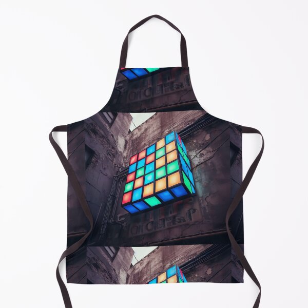 Item preview, Neon light on urban wall: Rubik Cube designed and sold by Reinvention.