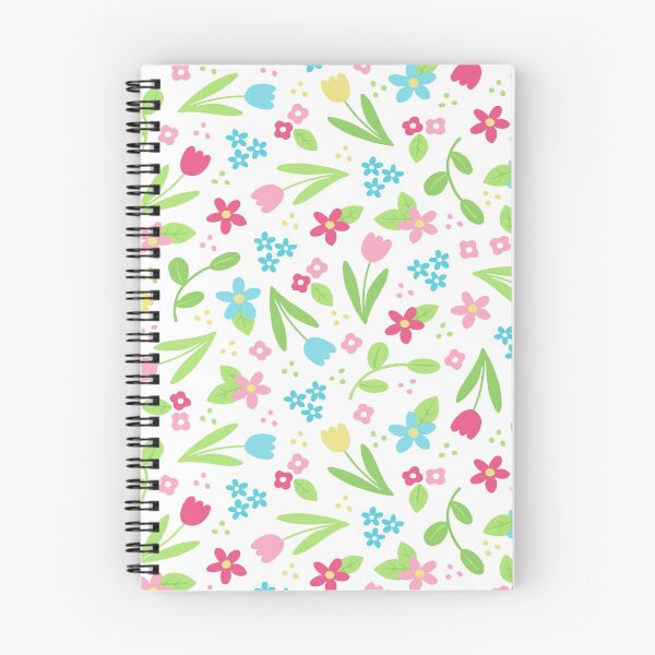 Item preview, Spring Flowers Pattern on white background designed and sold by HazelFisher.