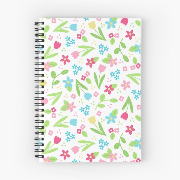 Item preview, Spring Flowers Pattern on white background designed and sold by HazelFisher.
