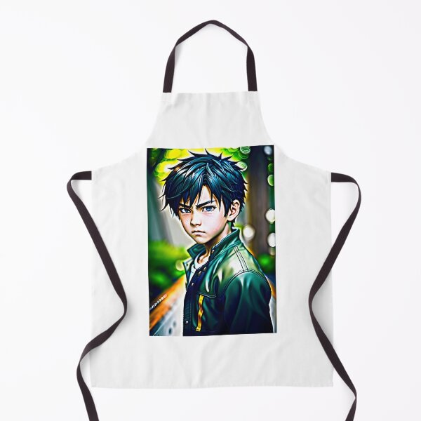 Item preview, Anime Warrior Boy with Jacket - Cool and Daring Artwork for Anime Enthusiasts designed and sold by emanuele6698.