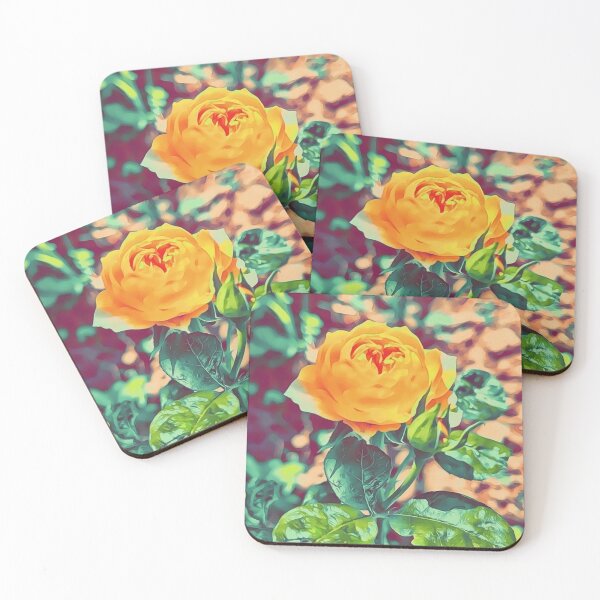 Item preview, a single orange rose designed and sold by thesamesky.