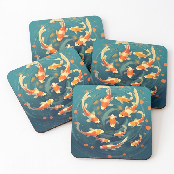 Item preview, Ethereal Fins - Koi Aquatic Symphony designed and sold by PastelPalaceCo.
