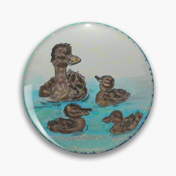 Duck & ducklings, canal cruising British wild birds waterfowl wildlife Pin