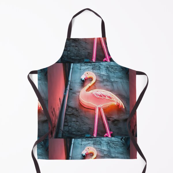 Item preview, Neon light on urban wall: pink flamingo designed and sold by Reinvention.