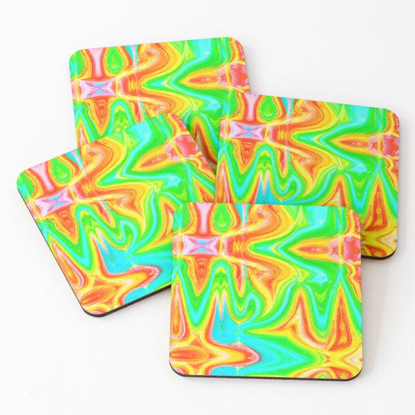 Item preview, Bright Colorful Abstract Pattern designed and sold by Health And Fitness Posts e-Store.