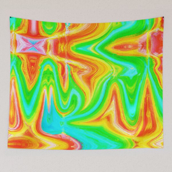 Item preview, Bright Colorful Abstract Pattern designed and sold by Health And Fitness Posts e-Store.