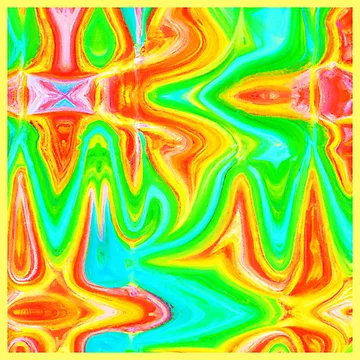Artwork thumbnail, Bright Colorful Abstract Pattern by Health And Fitness Posts e-Store
