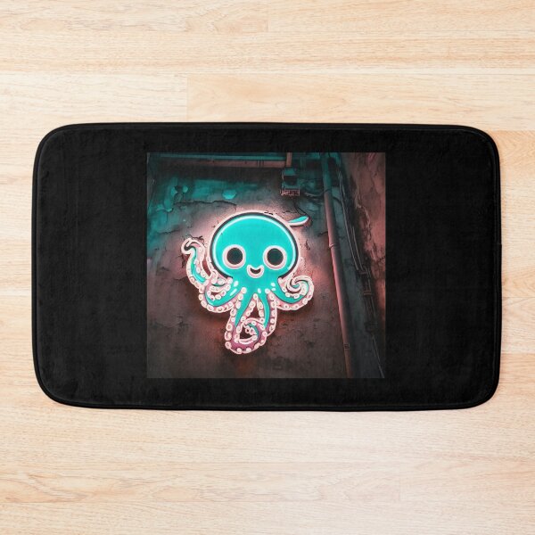 Item preview, Neon light on urban wall: octopus designed and sold by Reinvention.