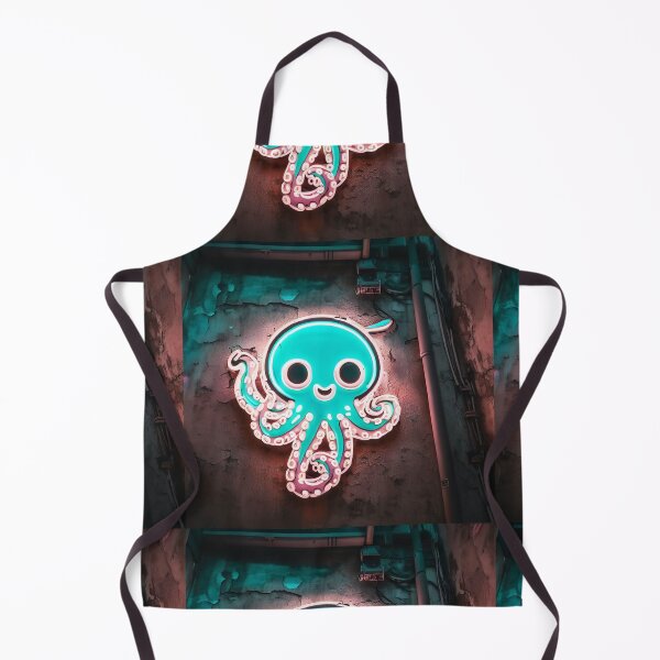 Item preview, Neon light on urban wall: octopus designed and sold by Reinvention.