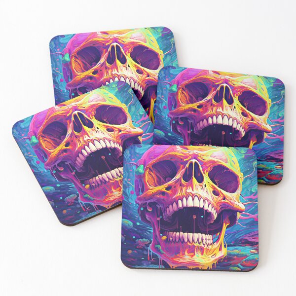 Item preview, Trippy Skull designed and sold by WilderMinds.