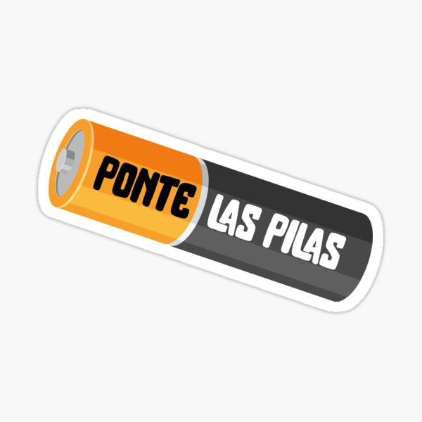 Ponte las pilas Sticker