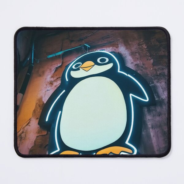 Item preview, Neon light on urban wall: penguin designed and sold by Reinvention.