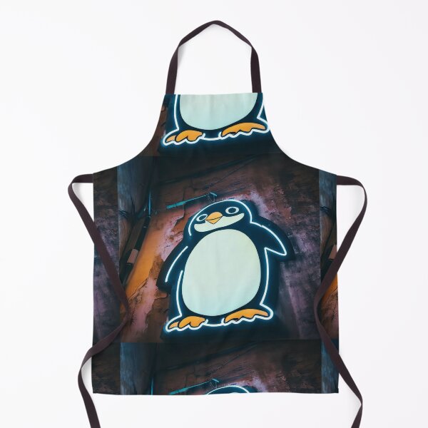 Item preview, Neon light on urban wall: penguin  designed and sold by Reinvention.