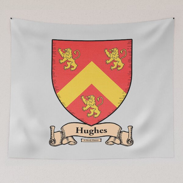Item preview, HUGHES - Coat of Arms - Family Crest designed and sold by HandyHistory.