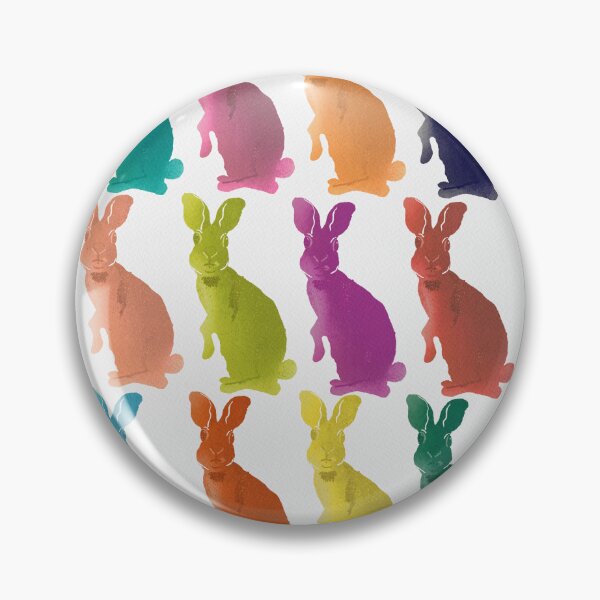 Item preview, Colorful Rabbit Print designed and sold by AudreyVdesign.