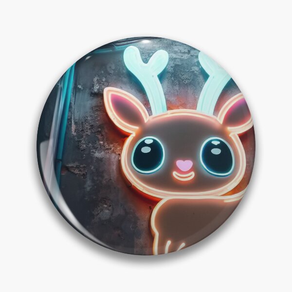Item preview, Neon light on urban wall: baby deer  designed and sold by Reinvention.