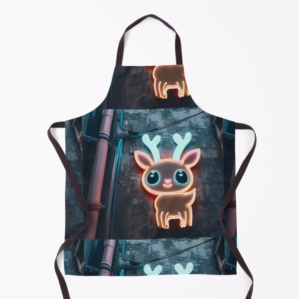 Item preview, Neon light on urban wall: baby deer  designed and sold by Reinvention.
