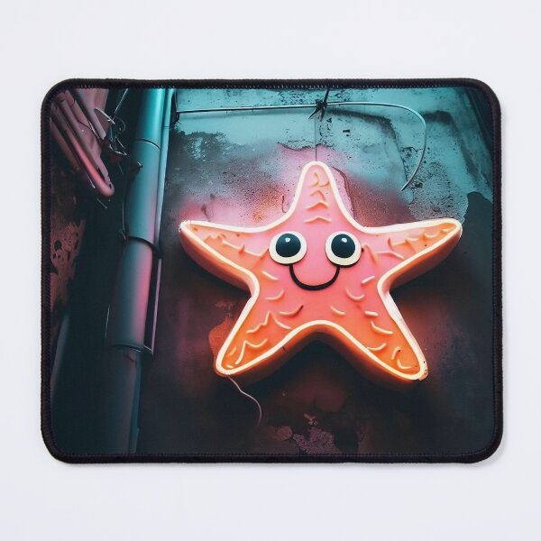 Item preview, Neon light on urban wall: starfish designed and sold by Reinvention.