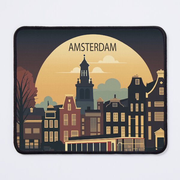 Item preview, Amsterdam, Holland, Poster designed and sold by BokeeLee.