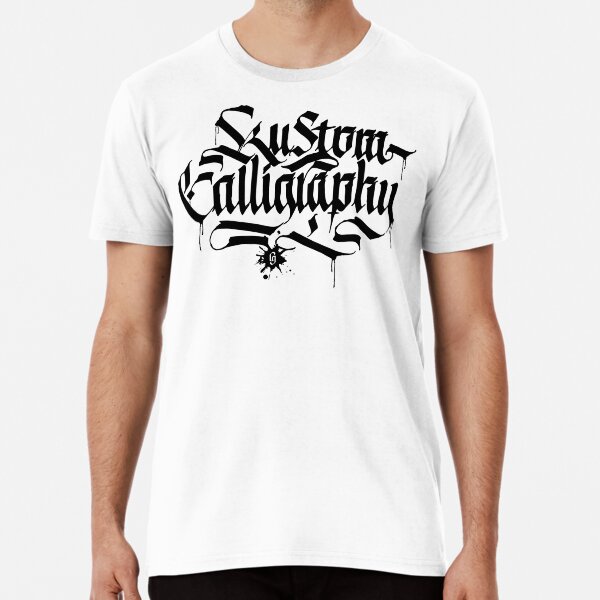 Kustom Calligraphy Premium T-Shirt