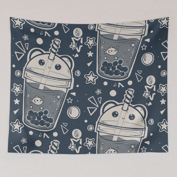 Item preview, Bubble tea illustration designed and sold by SD-Din.