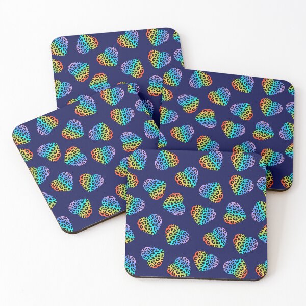 Item preview, Rainbow Leopard Print Heart designed and sold by nbcreative99.