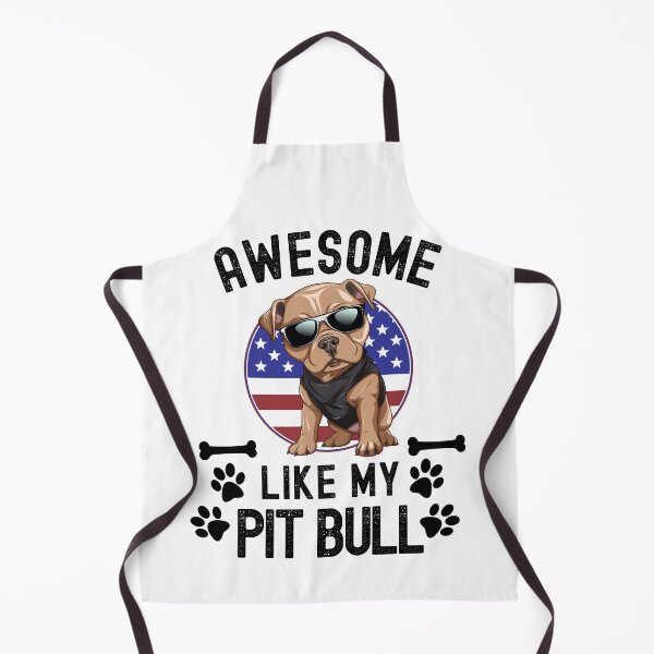 Item preview, Awesome Like My Pit Bull with USA Flag July 4th Dog Owner designed and sold by elvisg03.