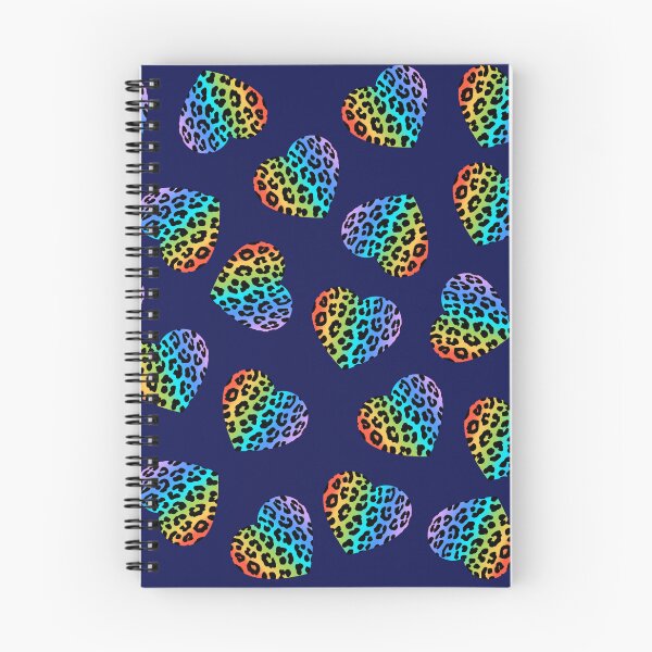 Item preview, Rainbow Leopard Print Heart designed and sold by nbcreative99.