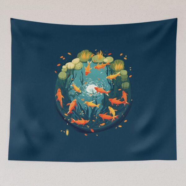 Item preview, Ethereal Fins - Vibrant Koi Swimmers designed and sold by PastelPalaceCo.