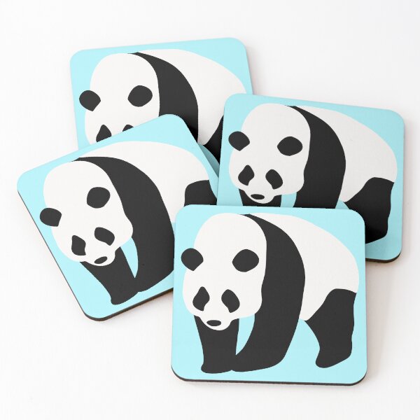 Item preview, Minimalist Color Block Panda Bear designed and sold by Pixelchicken.