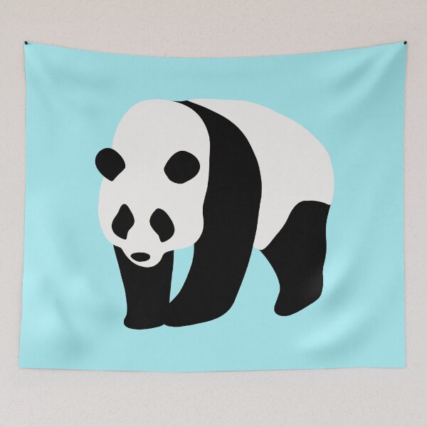Item preview, Minimalist Color Block Panda Bear designed and sold by Pixelchicken.