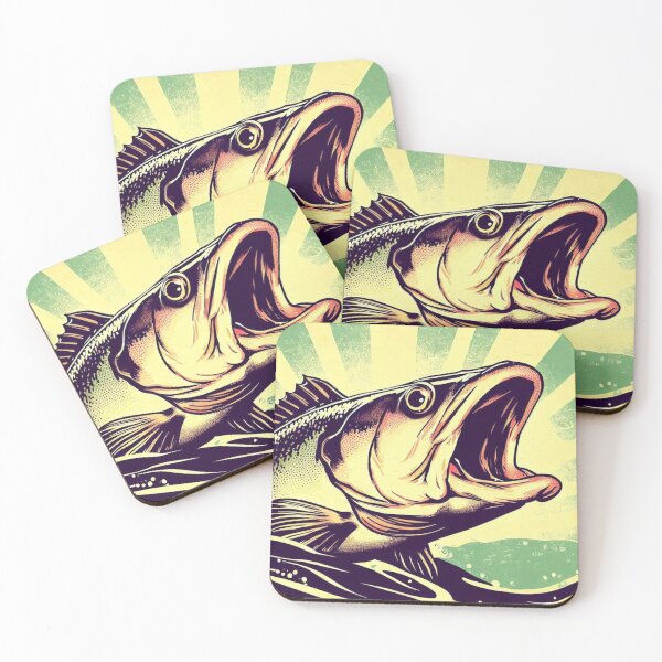 Item preview, Retro bass print designed and sold by Witty-Kids.