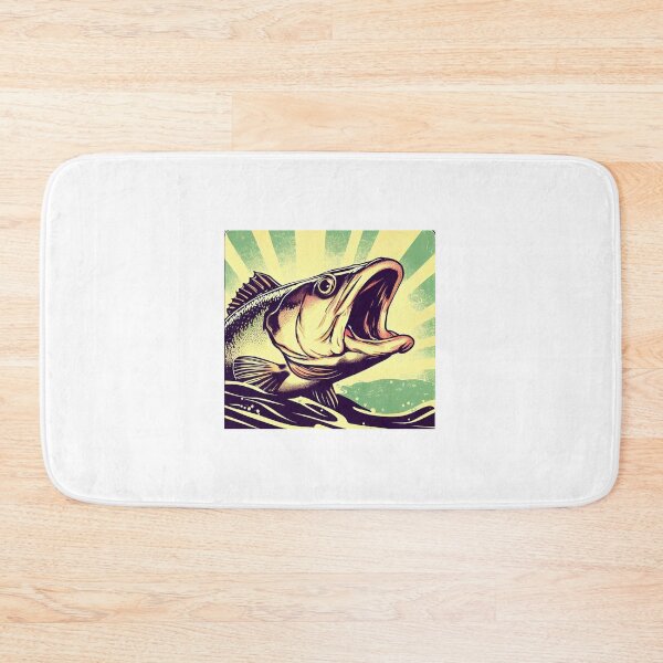 Item preview, Retro bass print designed and sold by Witty-Kids.