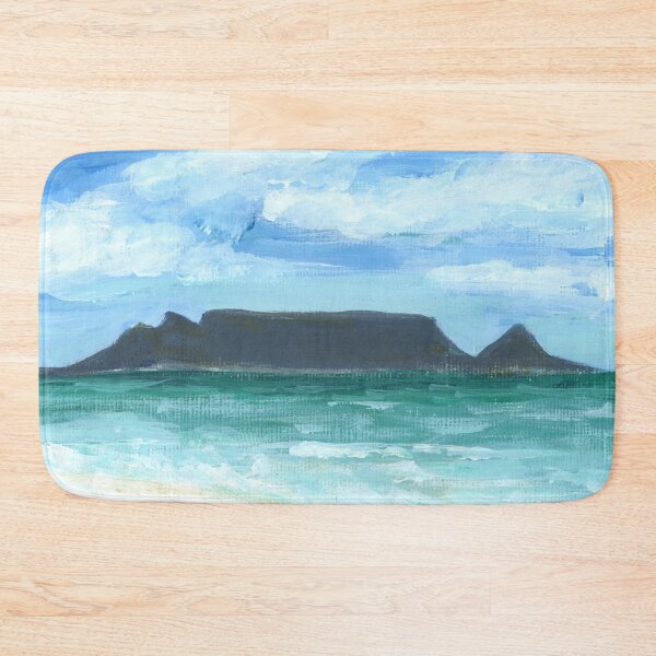 Item preview, Cape Town Table Mountain Beach in Acrylic designed and sold by TiffanyMackay.