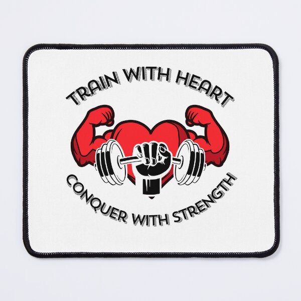 Item preview, Train with heart, conquer with strength designed and sold by SSFabricGallery.