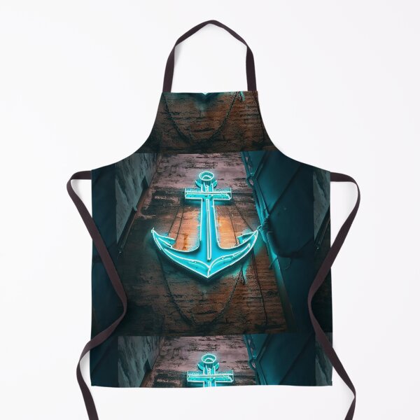 Item preview, Neon light on urban wall: boat anchor  designed and sold by Reinvention.