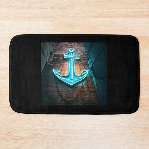 Item preview, Neon light on urban wall: boat anchor  designed and sold by Reinvention.