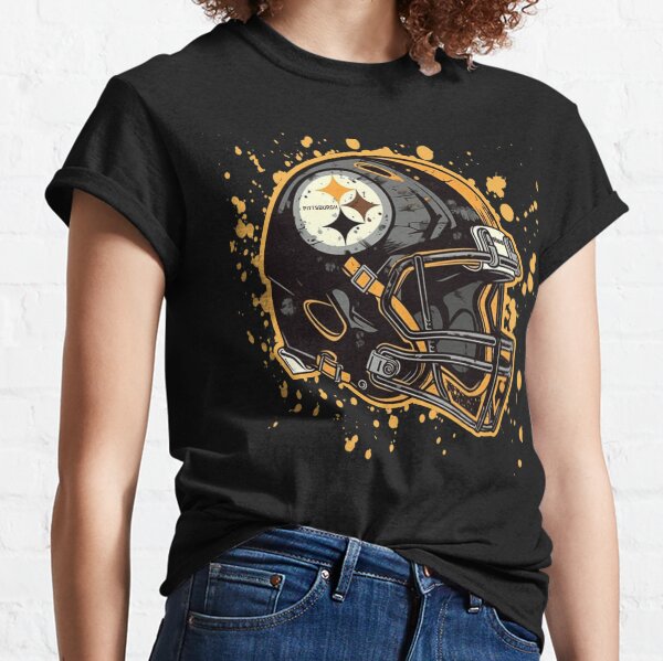 Here We Go Pittsburgh Helmet Classic T-Shirt