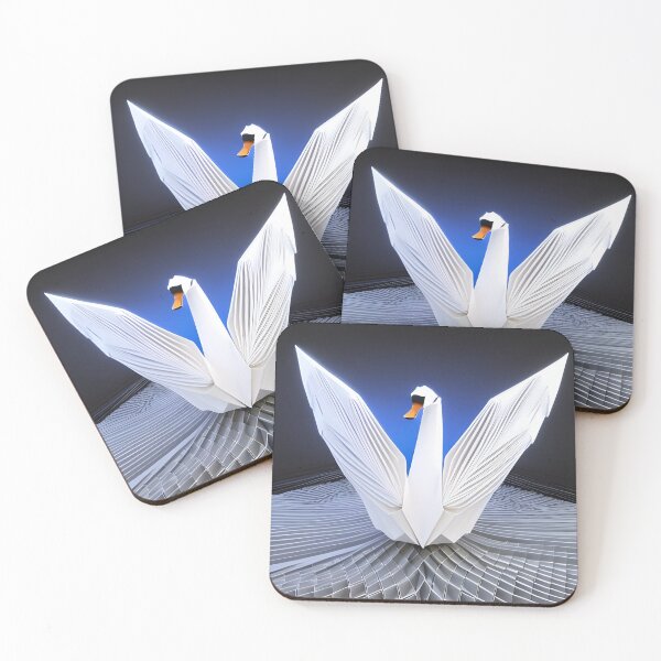 Item preview, Origami Swan Portrait Fantasy Art designed and sold by Ink Art Design.