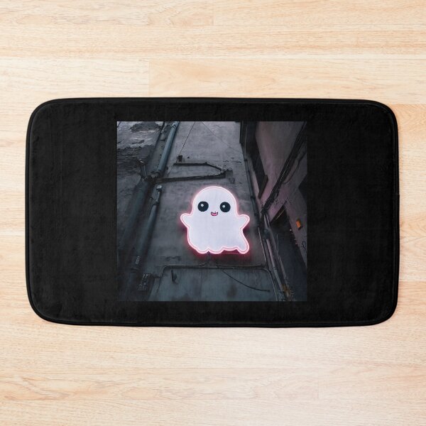 Item preview, Neon light on urban wall: pink ghost  designed and sold by Reinvention.