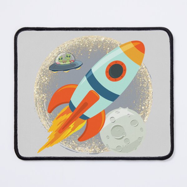 Item preview, Rocket ship designed and sold by T-shirtJohny.