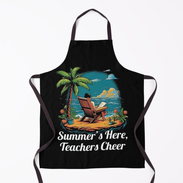 Item preview, Gift for Teachers on End-of-School-Year Vacation - 'Summer's Here, Teachers Cheer' designed and sold by SADStyleDesigns.