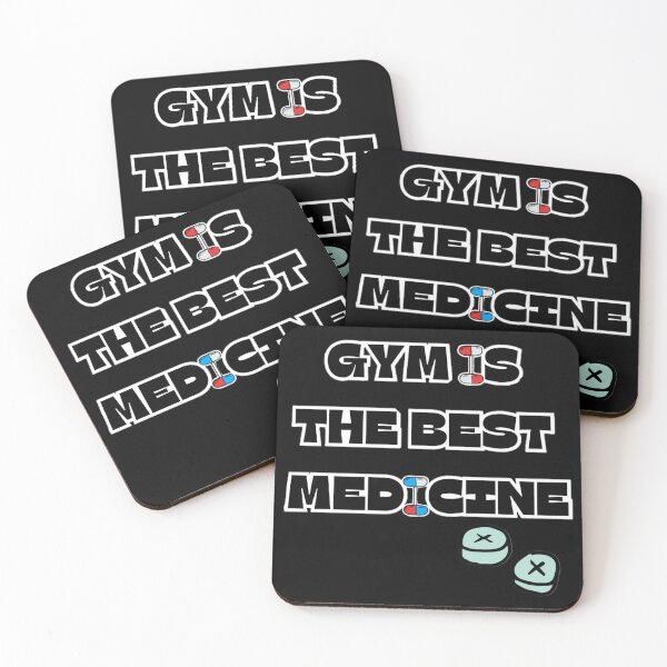 Item preview, Gym Is The Best Medicine designed and sold by OB Print.