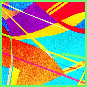 Artwork thumbnail, Expressive Color Pattern by Health And Fitness Posts e-Store